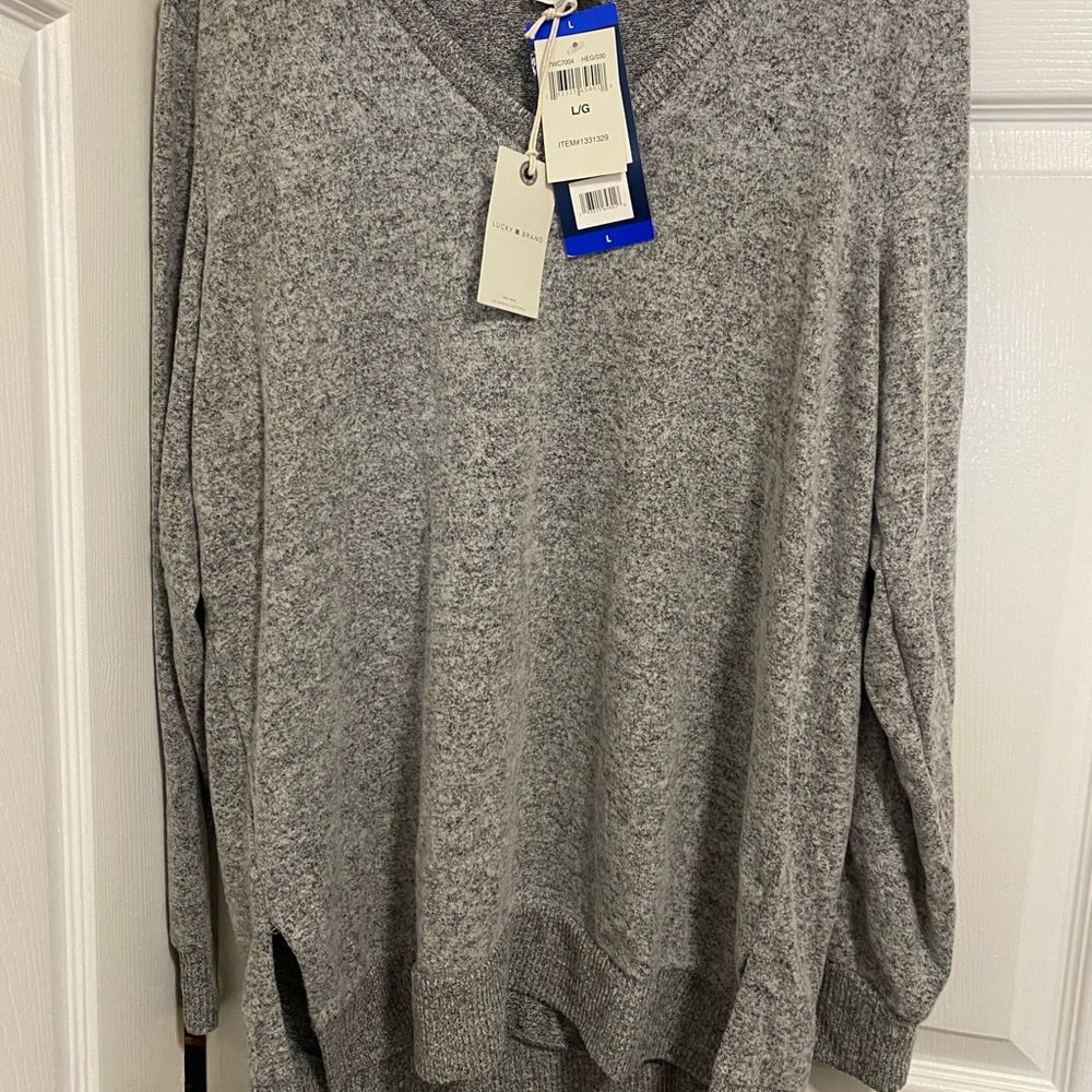 Lucky brand long sleeve tunic sweater